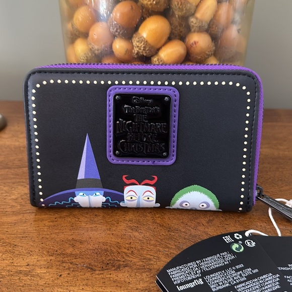 Loungefly Disney Nightmare Before Christmas Lock Shock Barrel Oogie Boogie - Picture 10 of 16